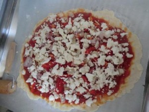 Pizza mit Feta1